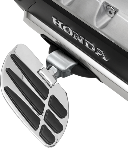 Bill's Exhausts Show Chrome Highway Board GL18 engine part, featuring a shiny chrome finish and detailed design visible in the image.