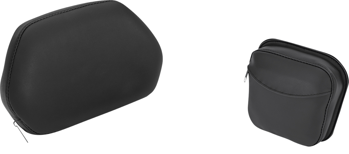 Bill's Exhausts Show Chrome Quick-Detach Backrest for Ryker 2019-2021, black engine accessory with chrome finish