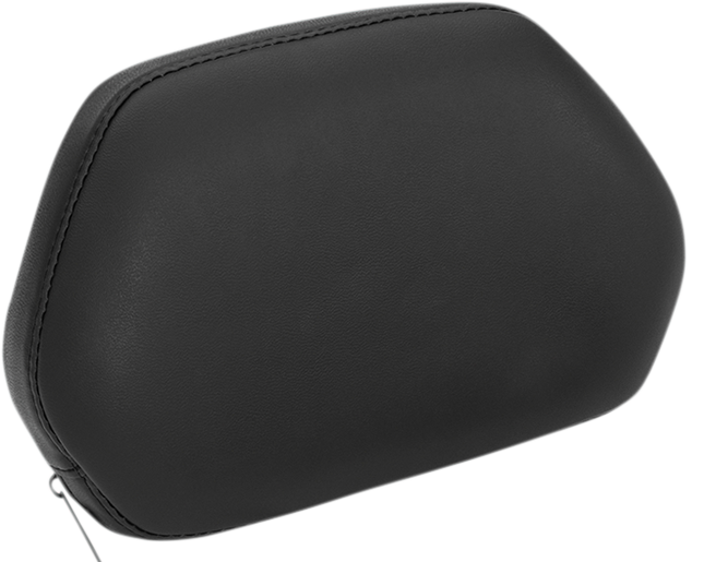 Bill's Exhausts black Show Chrome quick-detach backrest for Ryker 2020-2022, engine accessory with sleek design.