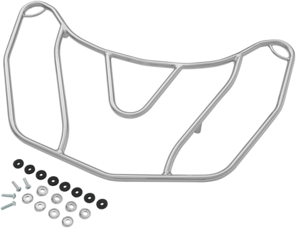 Chrome Show Chrome Tour Rack engine part by Bill's Exhausts, featuring durable chrome finish and mounting details.