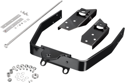 Show Chrome trailer hitch for Can-Am, engine-mounted accessory by Bill's Exhausts, with polished chrome finish.