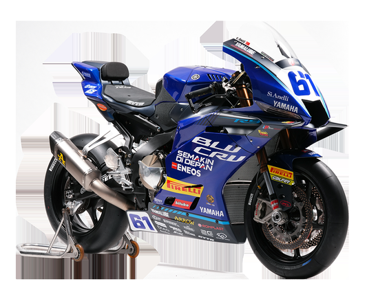 Bill's Exhausts Arrow YZF R9 2025 Competition Evo titanium full system exhaust without db killer, 105db sound level, in stock.