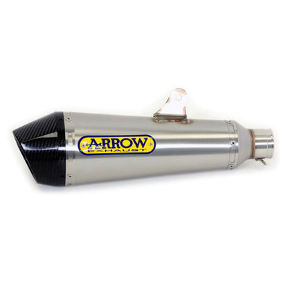 Bill's Exhausts Arrow X-Kone exhaust in Nichrome for Honda CBR1000RR 2014-2016 motorcycle, showing the sleek, polished exhaust pipe.