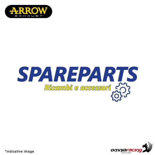 In-stock Arrow Ducati Streetfighter replacement muffler for 2020-2024, black exhaust with branding, designed for Ducati motorcycles.