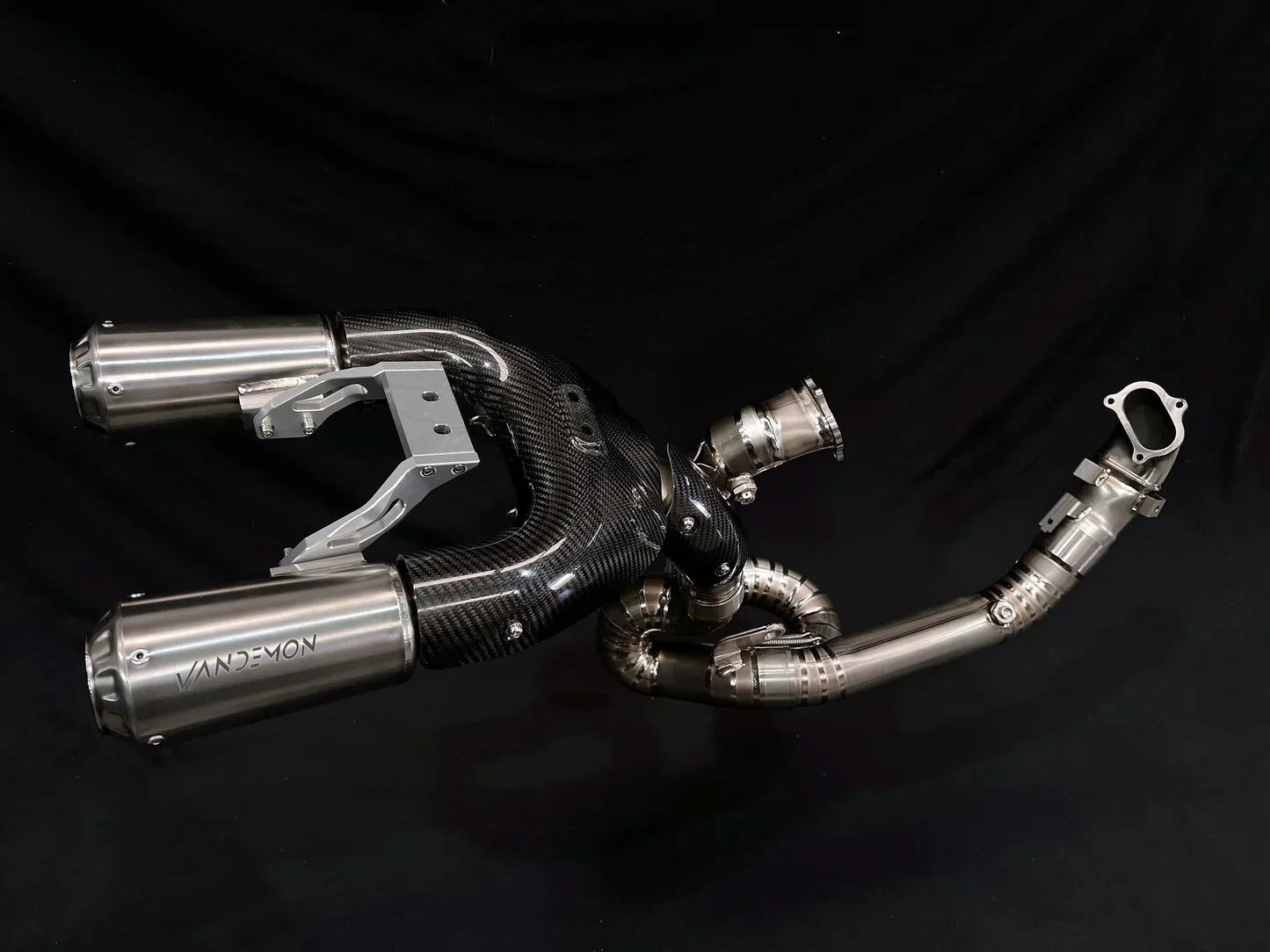 IN STOCK Vandemon  Ducati Panigale 899-959 & Corse Vandemon High Mount Titanium Exhaust System  DUC959TIEXHMESA VA-4 - Howling Moto