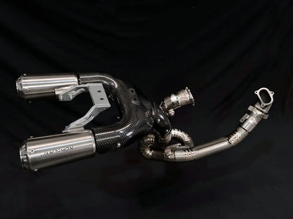 IN STOCK Vandemon  Ducati Panigale 899-959 & Corse Vandemon High Mount Titanium Exhaust System  DUC959TIEXHMESA VA-4 - Howling Moto