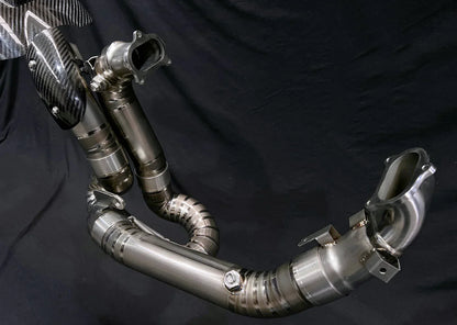 IN STOCK Vandemon  Ducati Panigale 899-959 & Corse Vandemon High Mount Titanium Exhaust System  DUC959TIEXHMESA VA-4 - Howling Moto