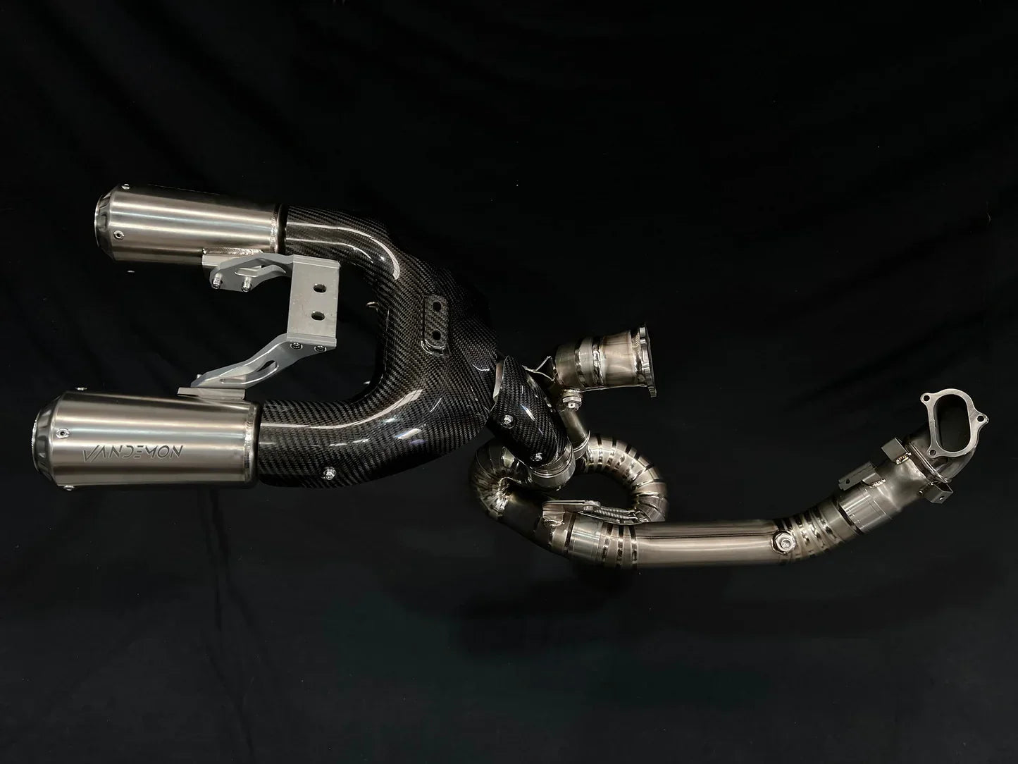 IN STOCK Vandemon  Ducati Panigale 899-959 & Corse Vandemon High Mount Titanium Exhaust System  DUC959TIEXHMESA VA-4 - Howling Moto