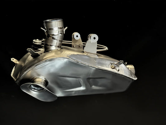 In-stock Vandemon Ducati Panigale V4 V4S V4R and Streetfighter V4 Bimodal Titanium Slip-On exhaust system by Bill's Exhausts.