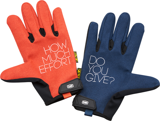 Black XL original gloves from Bill's Exhausts, showing a close-up of the durable gloves designed for protection and comfort.