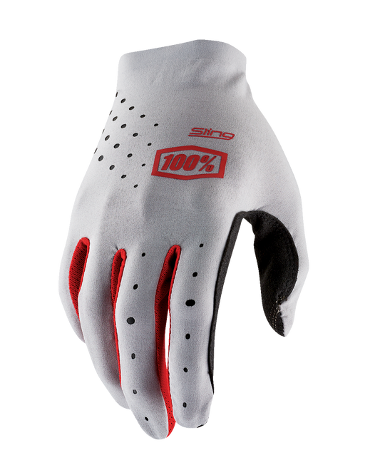 Gray 2XL Sling MX Gloves by Bill's Exhausts, durable motocross gloves with reinforced palms and secure wrist closure.
