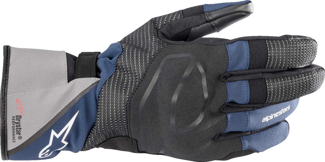 ALPINESTARS Andes V3 Drystar® Gloves - Black/Dark Blue - Large 3527521-1267-L - Howling Moto