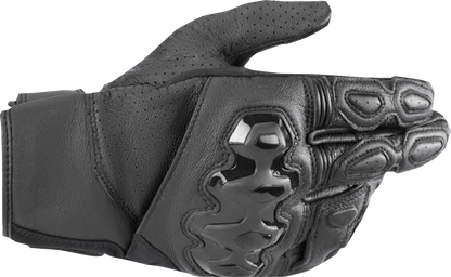 Alpinestars Celer V3 Black motorcycle gloves in XL size, featuring reinforced palms and adjustable wrist straps.
