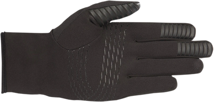Alpinestars Cirrus black motorcycle gloves in 2XL size with padded armor and adjustable wrist strap.