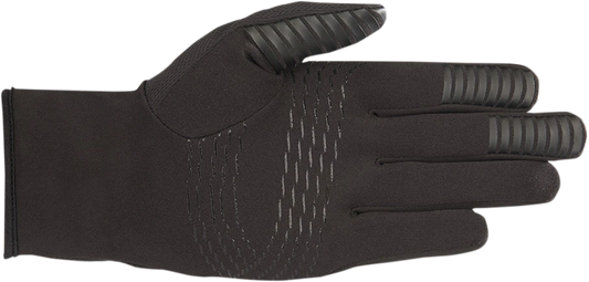 Alpinestars Cirrus black motorcycle gloves in 2XL size with padded armor and adjustable wrist strap.