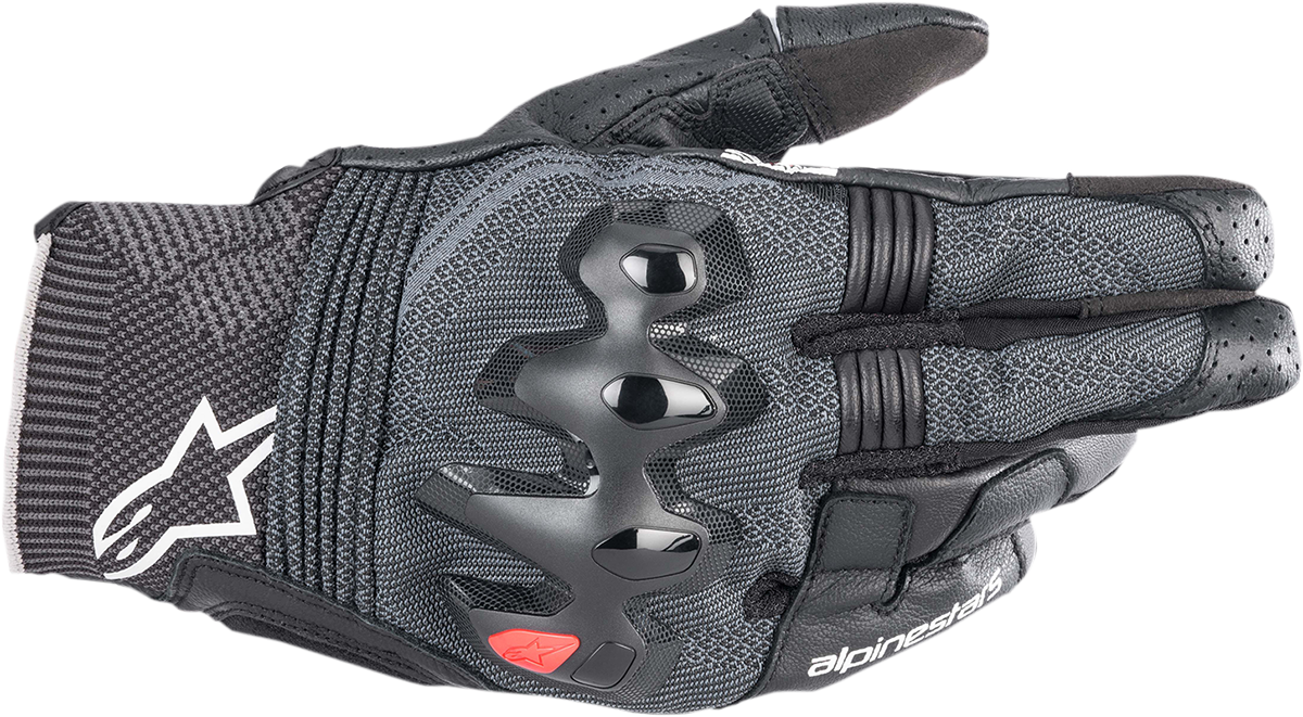 Alpinestars Morph Sport Gloves in black, medium size, featuring protective design and sporty style for motorcycle riding.