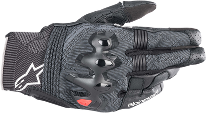 Alpinestars Morph Sport Gloves in black, medium size, featuring protective design and sporty style for motorcycle riding.