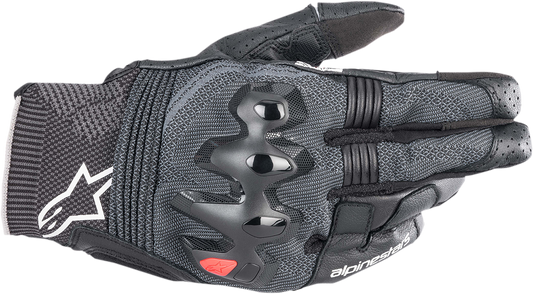 Alpinestars Morph Sport Gloves in black, medium size, featuring protective design and sporty style for motorcycle riding.
