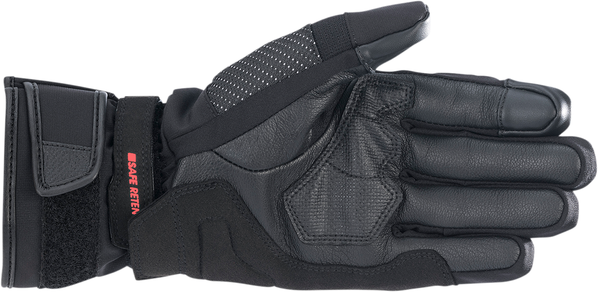 Alpinestars Women Stella Andes V3 Drystar® Gloves in black and coral, large size, featuring durable motorcycle glove design.