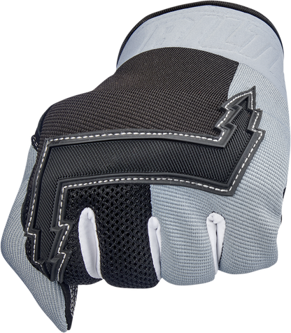 Gray Biltwell Baja Gloves in 2XL size featuring rugged design and durable material, ideal for motorcycle riding and outdoor activities.