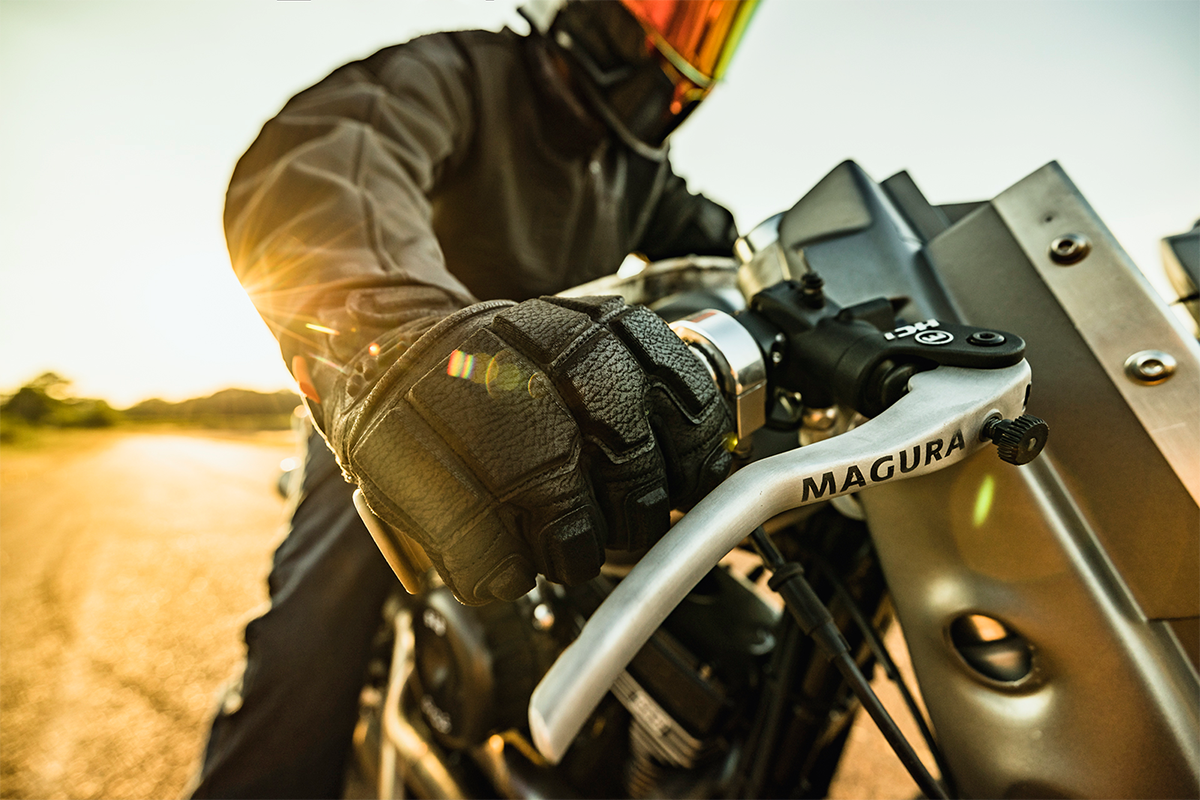 Black ICON Motorhead3™ CE gloves in 3XL size with protective design, from Bill's Exhausts.