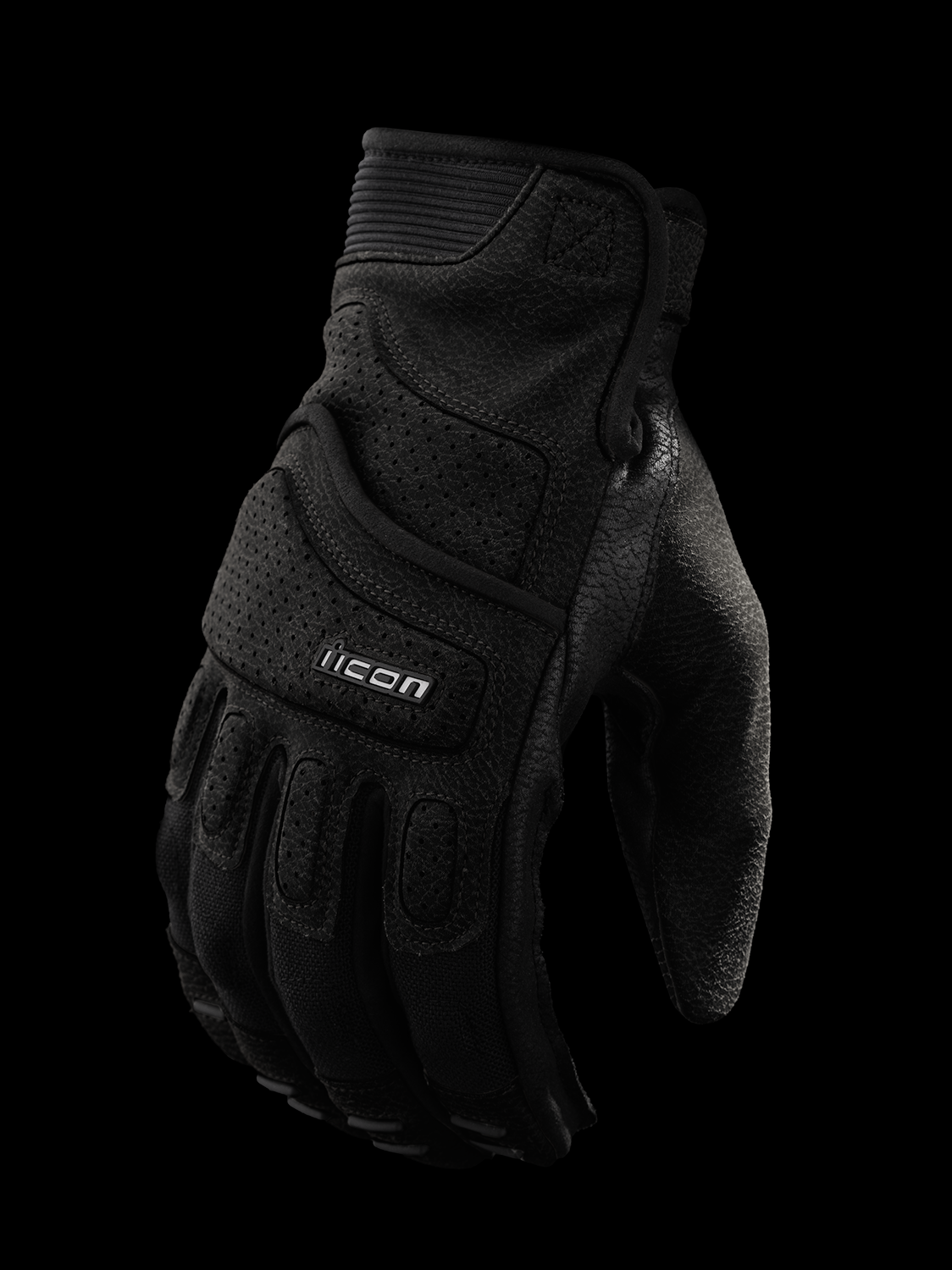 Black ICON Women's Superduty3™ Gloves in XL size, featuring durable design and snug fit, ideal for protective handwear.