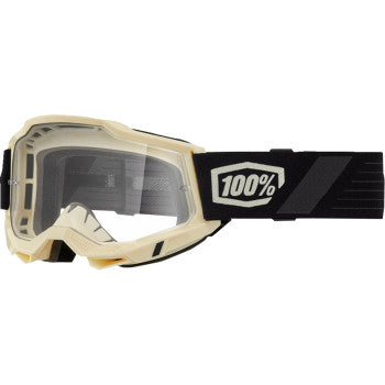 Bill's Exhausts Accuri 2 Goggle in Clear Waystar for motorcycle riding, featuring a durable frame and clear lens.