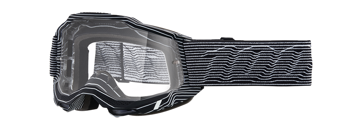 100% Accuri 2 Goggles - Silo - Clear 50013-00024 - Howling Moto