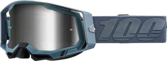 100% Racecraft 2 Goggles - Battleship - Silver Mirror 50010-00017 - Howling Moto