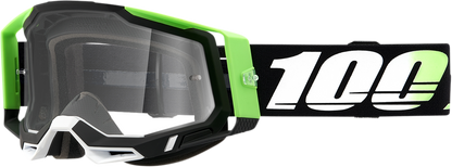 100% Racecraft 2 Goggles - Kalkuta - Clear 50009-00006 - Howling Moto