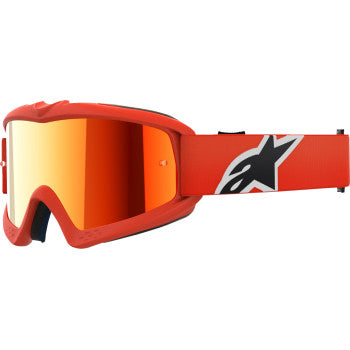 ALPINESTARS GOGGLES Youth Vision Goggle - Corp - Orange - Red Mirror 5140225-480 - Howling Moto