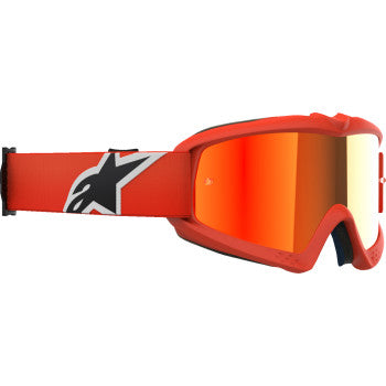 ALPINESTARS GOGGLES Youth Vision Goggle - Corp - Orange - Red Mirror 5140225-480 - Howling Moto