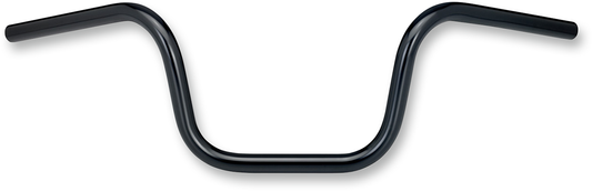 Black BILTWELL Chumps 8-inch handlebar from Bill's Exhausts, featuring a sleek design for motorcycle handlebars.