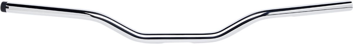 BILTWELL Tracker handlebar in chrome, designed for motorcycle handlebars, featuring a sleek, polished metal finish.
