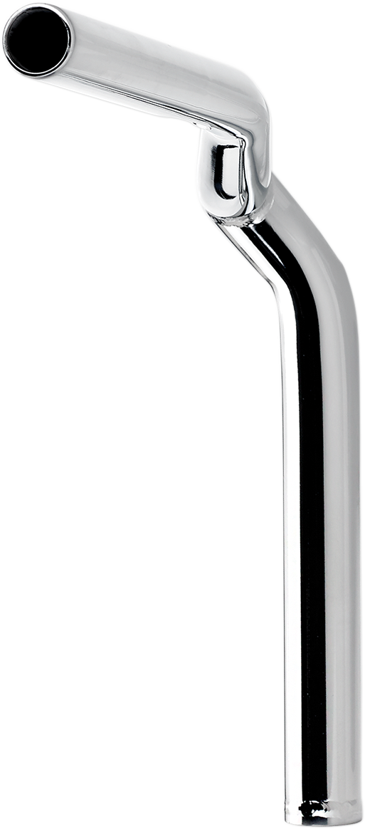 Chrome BILTWELL Tyson XL Pullback Handlebars for motorcycle, 12-inch wide, rugged design, ideal for custom bike builds.