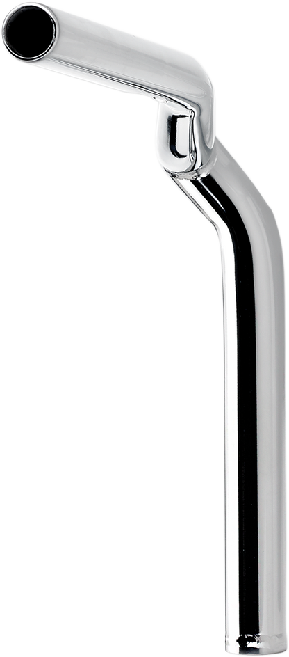 Chrome BILTWELL Tyson XL Pullback Handlebars for motorcycle, 12-inch wide, rugged design, ideal for custom bike builds.