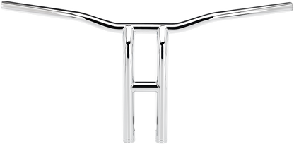 BILTWELL Tyson XL pullback 14-inch chrome handlebar for motorcycles, featuring a classic design and sturdy construction.