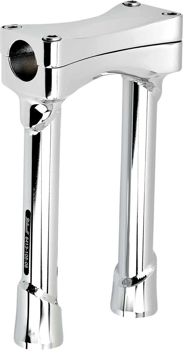 Biltwell Risers Murdock Oversized 8-inch Chrome Handlebars for motorcycle handlebars by Bill's Exhausts.
