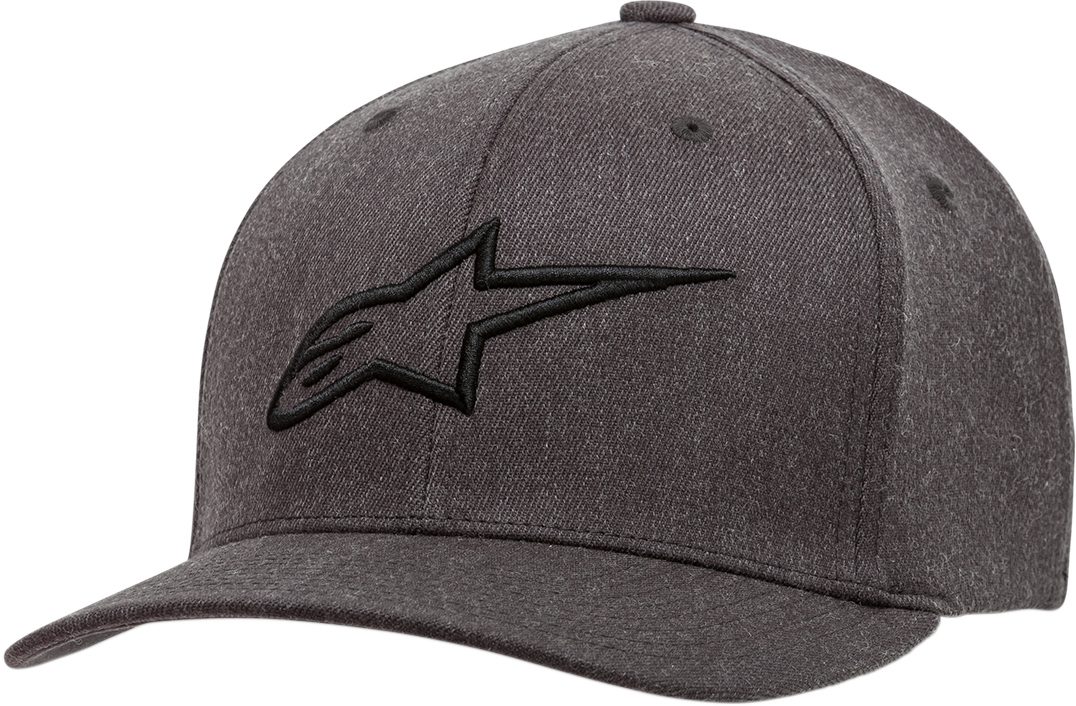 ALPINESTARS Ageless Curve Hat - Heather Charcoal/ Black - Small/Medium 1017810101910SM - Howling Moto