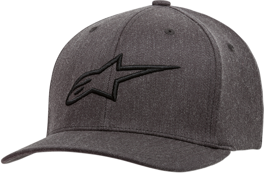 ALPINESTARS Ageless Curve Hat - Heather Charcoal/ Black - Small/Medium 1017810101910SM - Howling Moto