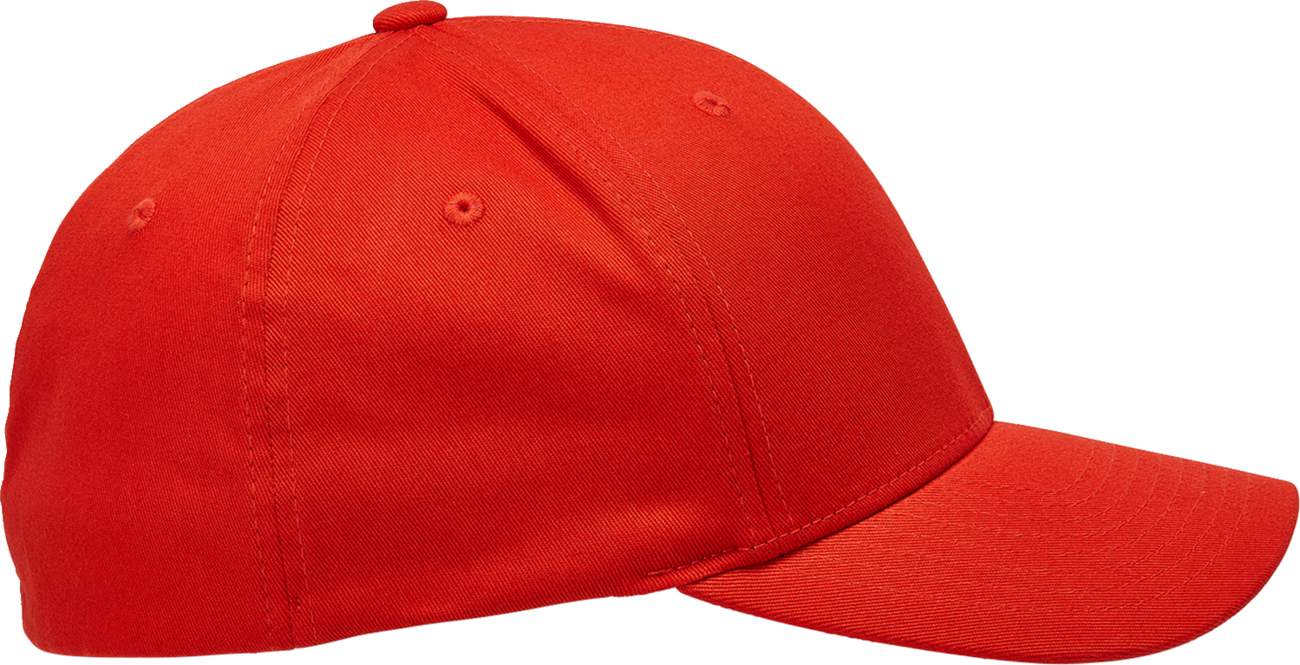 Alpinestars Corp Shift 2 hat in warm red and black, small/medium size, featuring a sporty design and logo, casual headwear.
