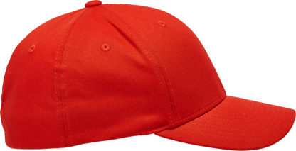 Alpinestars Corp Shift 2 hat in warm red and black, small/medium size, featuring a sporty design and logo, casual headwear.
