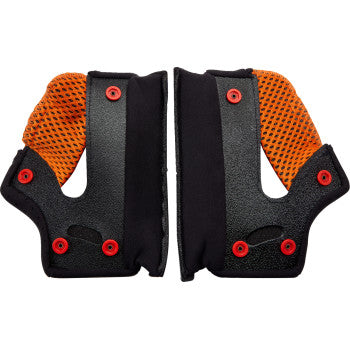 BILTWELL Gringo helmet cheek pads in 19mm, compatible with Gringo, Gringo S, and Gringo SV motorcycle helmets, close-up view