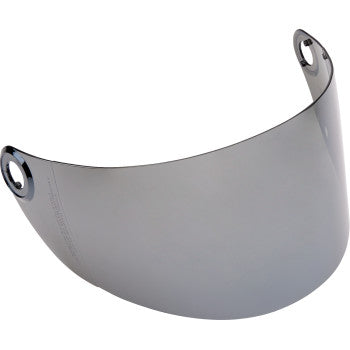 BILTWELL Gringo S/Gringo SV helmet shield in silver mirror finish, compatible with 22.06 models, for motorcycle helmets.