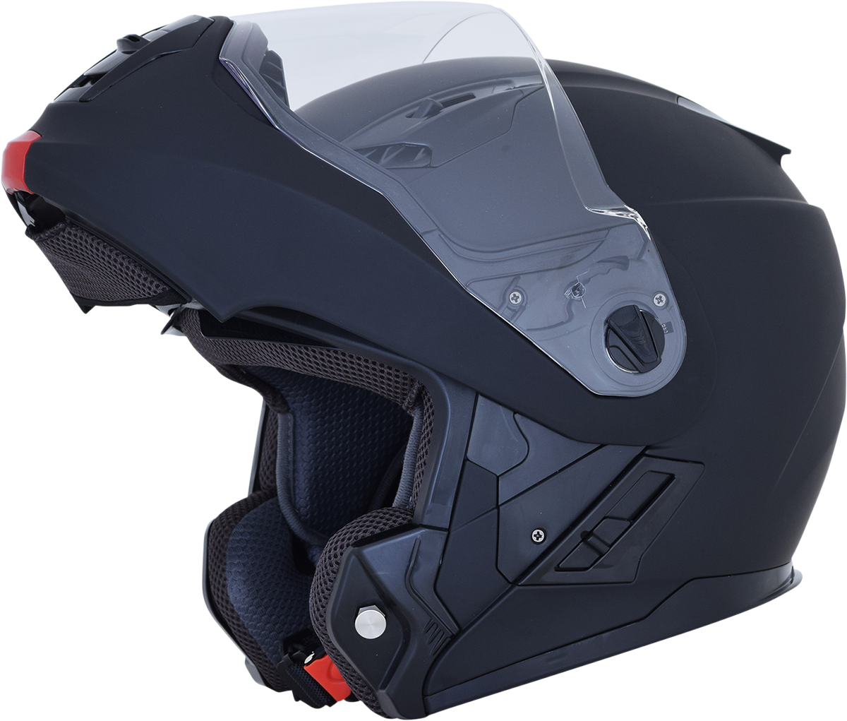 Bill's Exhausts AFX FX-111 helmet in matte black, 2XL size, showing a sleek motorcycle helmet with a smooth matte finish.