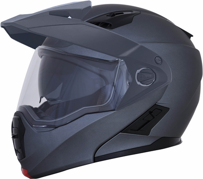Frost gray AFX FX-111DS helmet by Bill's Exhausts in small size, with sleek design and secure strap visible in the image.