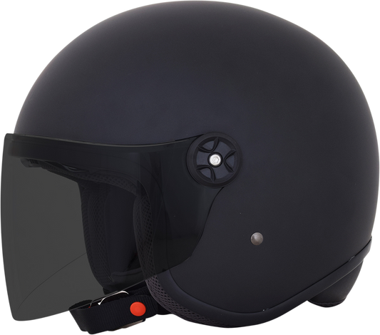 Dark smoke outer shield for AFX FX-142 and FX-143 helmets, made by Bill's Exhausts, showing the tinted visor in the image.