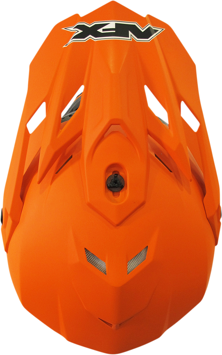 Bill's Exhausts AFX FX-19R helmet in matte orange, small size, featuring a sleek motorcycle helmet design.