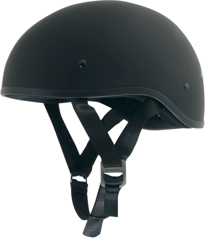 Bill's Exhausts AFX FX-200 Slick helmet in matte black, large size, featuring a sleek, aerodynamic helmet design.