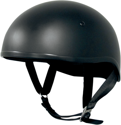 Bill's Exhausts AFX FX-200 Slick Helmet in matte black, XL size, with sleek design and secure strap for motorcycle riding.